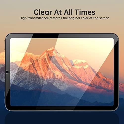 מגן מסך Avakot 2 חבילה ל- iPad Mini 6 8.3 אינץ '2021 | שקיפות ברורה סרט זכוכית מחוסמת עבור IPAD מיני דור